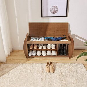 Loon Peak® 7 Pair Shoe Storage Bench & Reviews | Wayfair